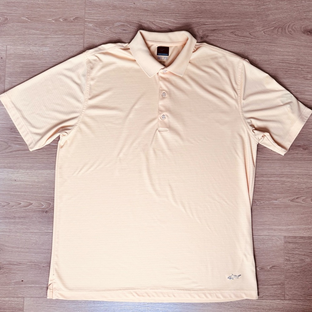 Greg Norman ML75 Play Dry Polo Shirt Yellow Size XL - Picture 4 of 6